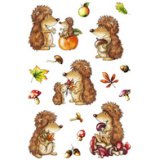 sticker DECOR 'hérisson'
