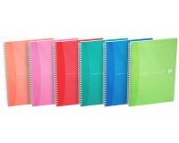 Cahier à spirale 'My Colours', A4, ligné