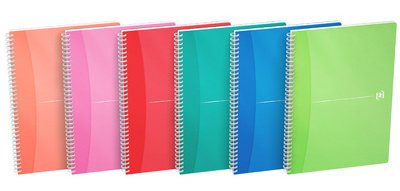 Cahier à spirale 'My Colours', A4, ligné