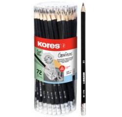 crayon 'GRAFITOS', dureté: HB, triangulaire, 72 pièces