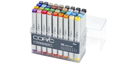 Marqueur classic, set de base de 36 pièces