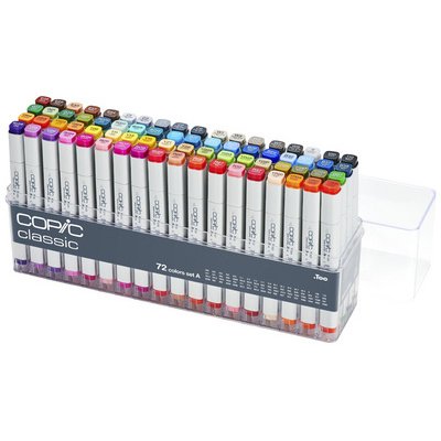 Markeerstift klassiek, set 1 van 72