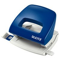 Perforadora de oficina Leitz Nexxt 5038 de 2 agujeros (capacidad para 16 hojas) azul
