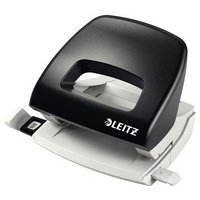 Perforadora de oficina Leitz Nexxt 5038 de 2 agujeros (capacidad para 16 hojas) negro