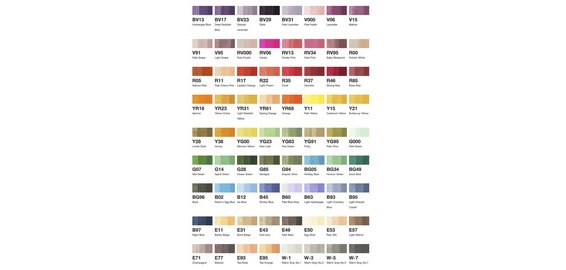 Hobbymarker ciao, set B de 72