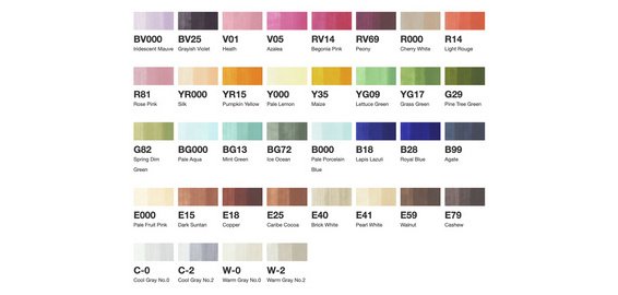 Hobbymarker ciao, kit de 36, encre à base d'alcool,