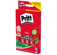 Bâton de colle 10 x 11 g, multipack, sans solvant