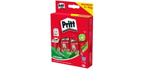 Bâton de colle 5 x 43 g, en multipack, sans solvant