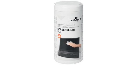 Box mit 100 Bildschirmreinigungstüchern Screenclean Box