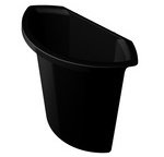 Inzetbakje voor papiermand 'the collector' 6L zwart
