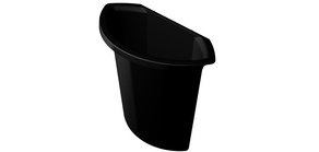 Insert pour corbeille à papier 'the collector', noir