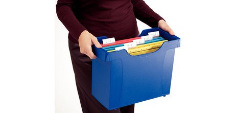 Bac de rangement pour dossiers suspendus Uni Plus,