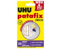 Pastilles adhésives patafix homedeco, détachable, blanc