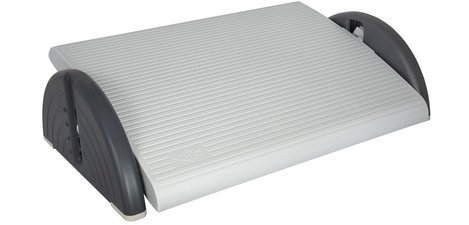 Repose-pieds Relax Plus, réglable en hauteur, gris