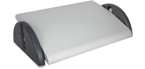 Repose-pieds Relax Plus, réglable en hauteur, gris