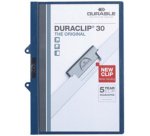 Chemise à clip DURACLIP EASY FILE, A4, bleu foncé