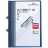 Chemise à clip DURACLIP EASY FILE, A4, bleu foncé