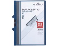 Chemise à clip DURACLIP EASY FILE, A4, bleu foncé