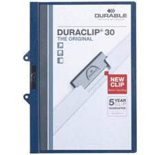 Chemise à clip DURACLIP EASY FILE, A4, bleu foncé