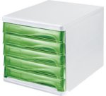 Module de classement 'the wave', 5 tiroirs, blanc/