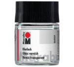 Vernis transparent, haute brillance, 50 ml, en verre