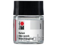 Vernis transparent, haute brillance, 50 ml, en verre