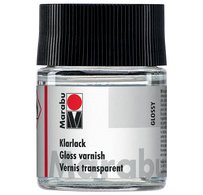 Vernis transparent, haute brillance, 50 ml, en verre