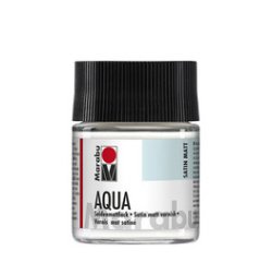 Vernis mat-satiné Aqua, mat-satiné, 50 ml, flacon