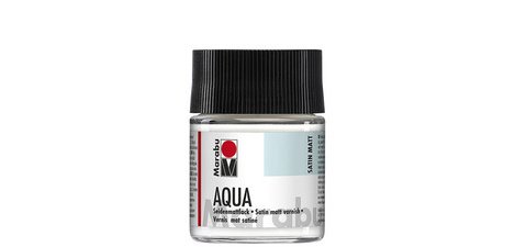 Vernis mat-satiné Aqua, mat-satiné, 50 ml, flacon