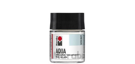 Vernis mat-satiné Aqua, mat-satiné, 50 ml, flacon