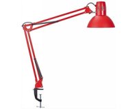 En_lampara de escritorio maul study con pinza color rojo 170x440x350 mm