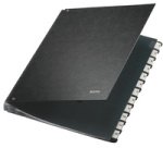 Classeur à soufflet, A4, 1-12, 12 compartiments, noir,