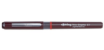 Tikky Graphic stylo feutre, largeur de tracé 0,1 mm