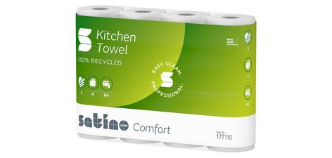 Essuie-tout Comfort, 3 couches, extra blanc