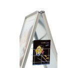Chevalet publicitaire SP, A2, argent/argent