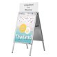 Fronton pour chevalet publicitaire SP A1, blanc