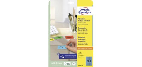 Mini label, 45.7 x 21.2 mm