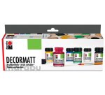 Peinture acrylique 'Decormatt', kit de démarrage