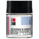 vernis & colle pour serviettes, brillant, 50 ml, dans