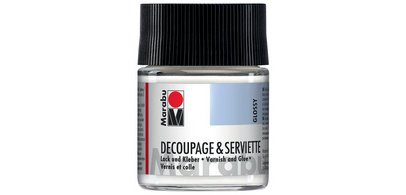 varnish & glue for napkins, glossy, 50 ml