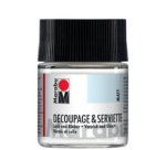 Vernis & Colle pour serviettes, mat, 50 ml, dans un