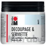 Vernis & Colle pour serviettes, mat, 500 ml, en pot