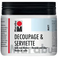 Vernis & Lijm voor servetten, mat, 500 ml, in pot