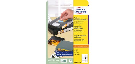 Etiquettes Stick+Lift pour disquettes ZIP