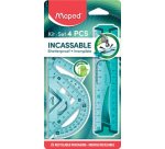 mini kit de géométrie Flex, incassable, 4 pièces