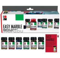 Peinture à marbrer 'Easy Marble', kit de démarrage