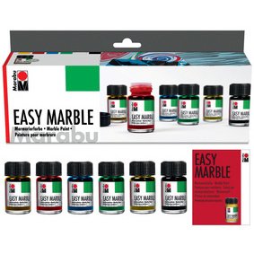 Peinture à marbrer 'Easy Marble', kit de démarrage