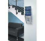 Porte-brochures COMBIBOXX A4 set XL, transparent