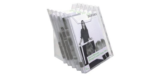 Porte-brochures COMBIBOXX A4 set XL, transparent