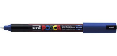 Marqueur à pigment PC-1MR, bleu foncé